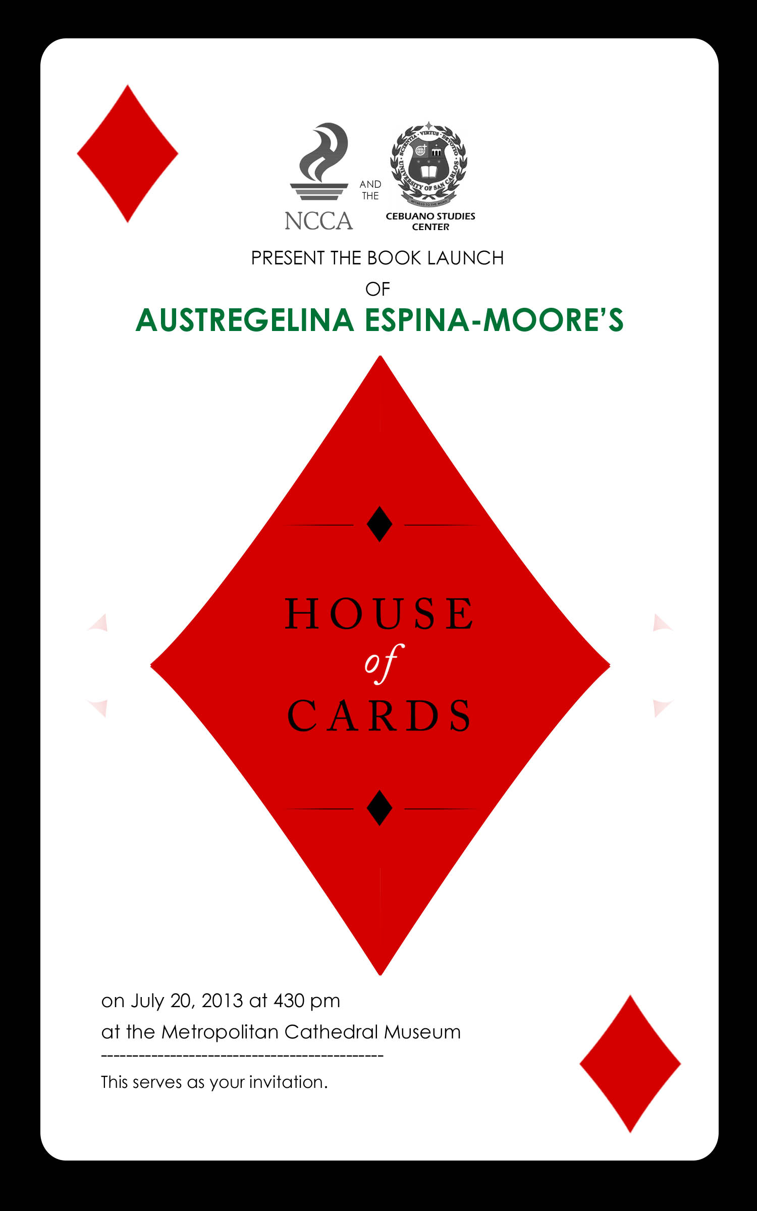 house of cards invitation